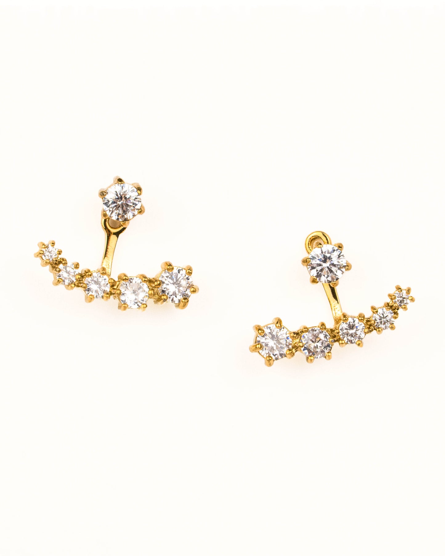 CZ CRESCENDO EARRINGS