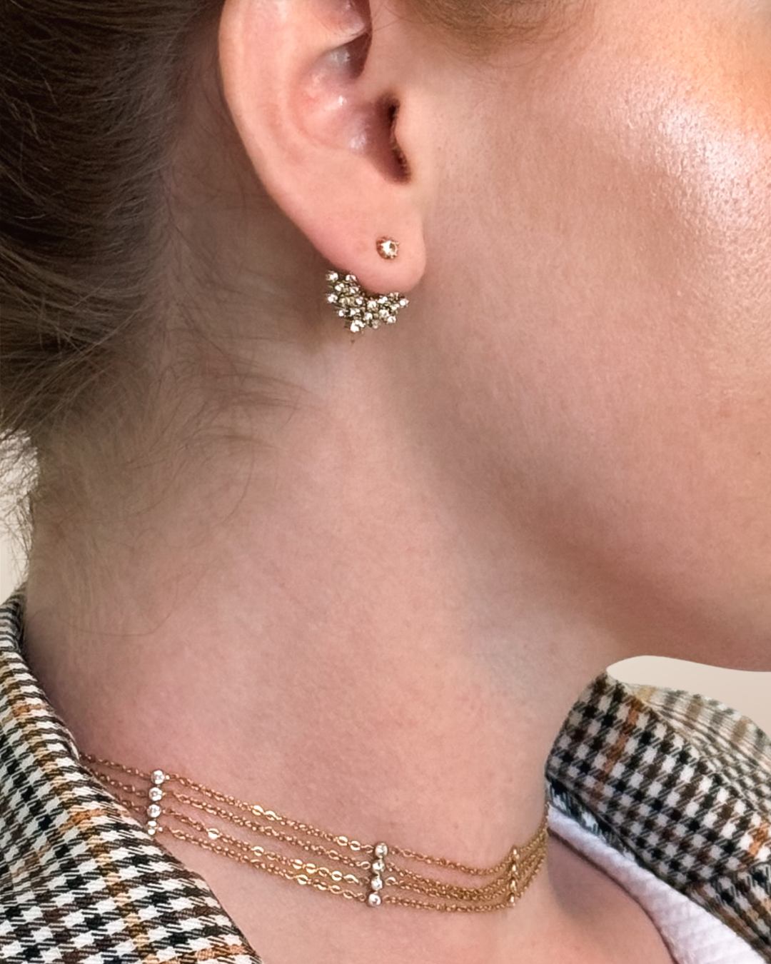 CZ POINTED EARRINGS