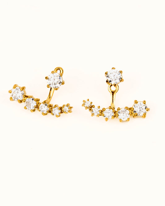 CZ CRESCENDO EARRINGS