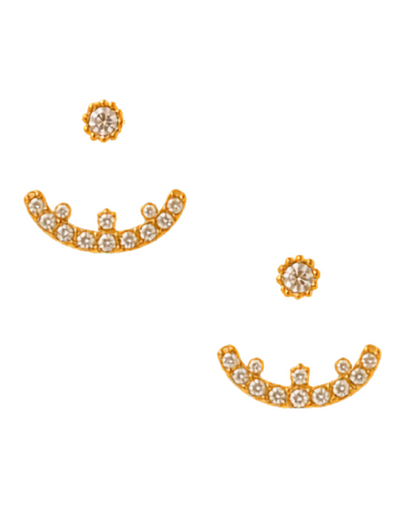 ROUNDED JACKET EARRINGS