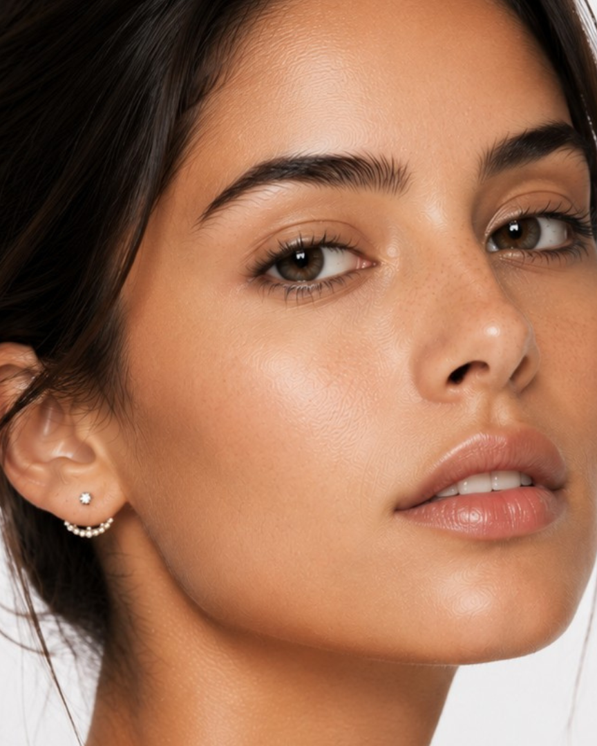 ROUNDED JACKET EARRINGS