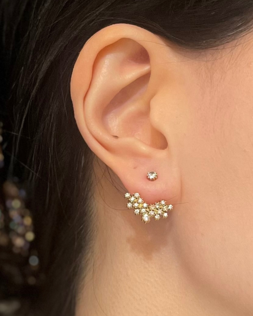 CZ POINTED EARRINGS