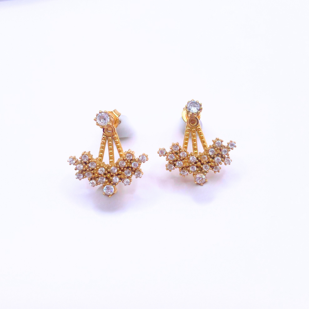 CZ POINTED EARRINGS
