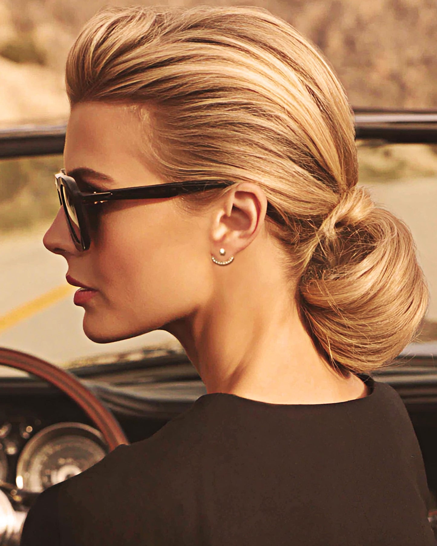 CZ ROUNDED JACKET EARRINGS