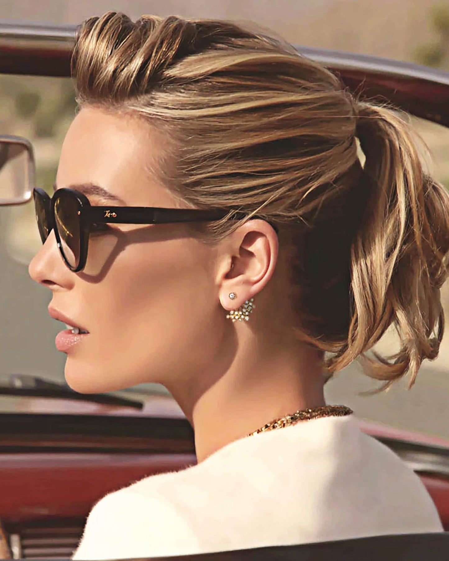 CZ POINTED EARRINGS
