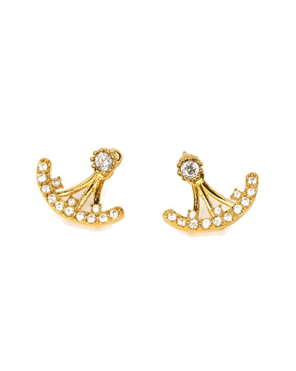 ROUNDED JACKET EARRINGS