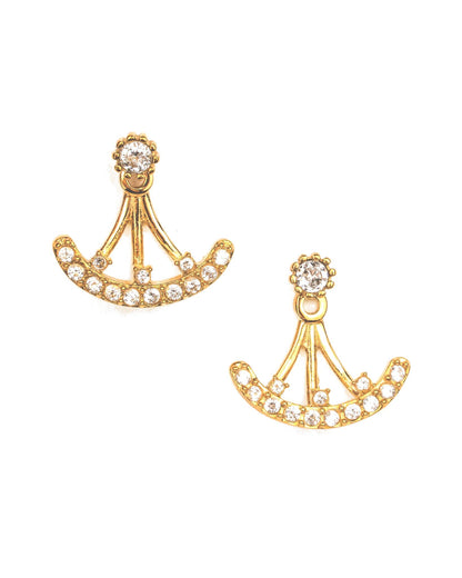 ROUNDED JACKET EARRINGS